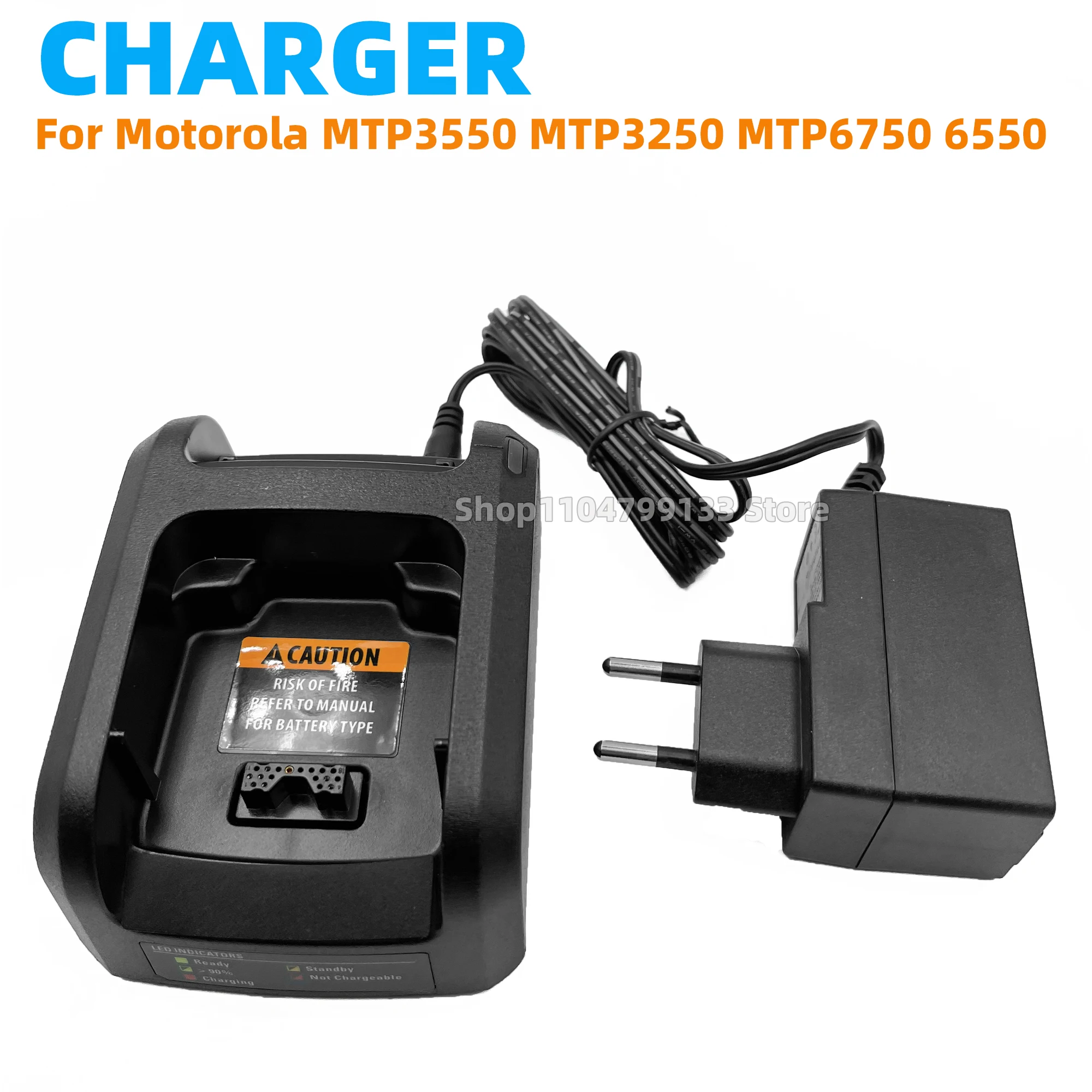 NNTN8234A Desktop Charger For Motorola MTP3550 MTP6650 MTP3100 MTP3150 MTP3250 MTP6750 MXP600 Walkie Talkie TETRA Radio Charger