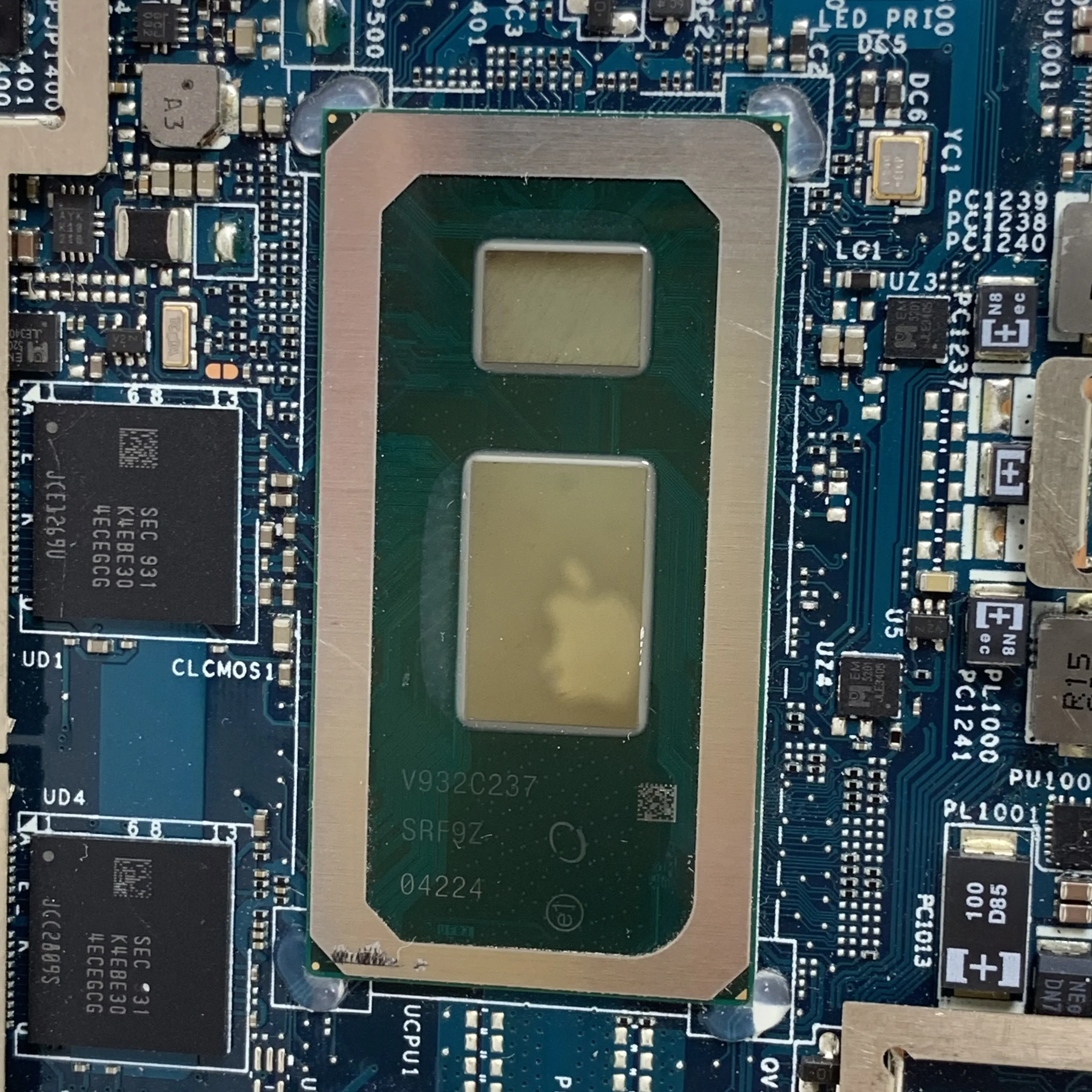 Notebook Motherboard LA-G441P For Dell Latitude 7400 2-in-1 Laptop Motherboard With i5 i7 8th gen CPU 8G/16G RAM 100% Test Work