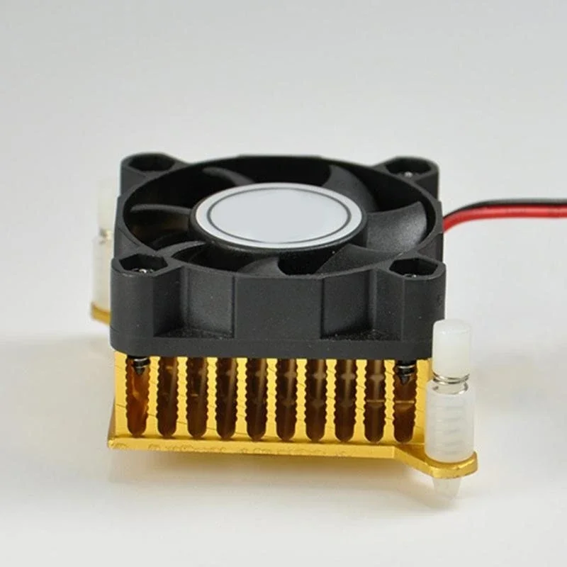 ألومنيوم تدفخينك DC5V 12V 40mm 40x40x10mm مروحة بطاقة الرسومات للتبريد الفعال من PC Northbridge Chipsets