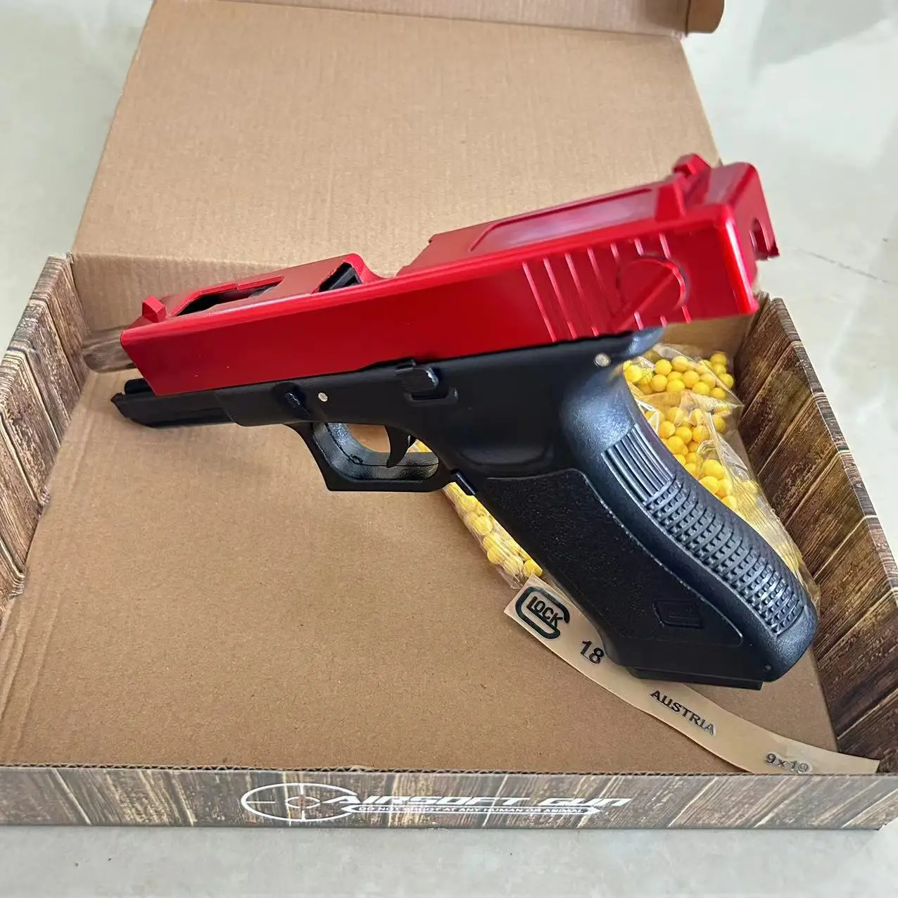 FiveStar-máquina de tres ganchos de mano Locke G18, para disparar, pistola de juguete, colgar, almacén vacío, regalo para niños