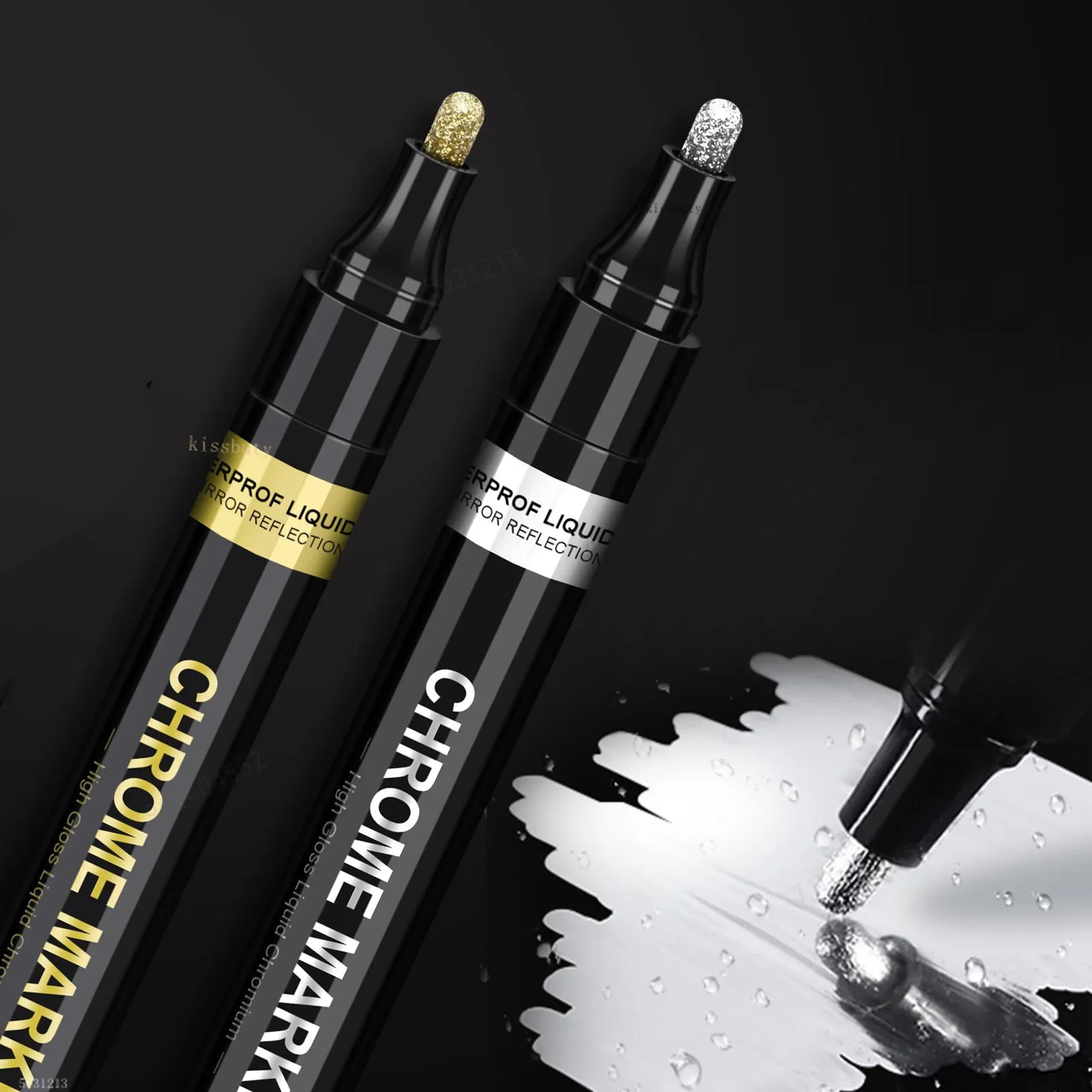 

1-5 шт. хромированный маркер для краски, светоотражающая жидкость, зеркальная краска, ручка 2 мм, серебристые чернила для модели автомобиля «сделай сам», металл, дерево, пластик, камень