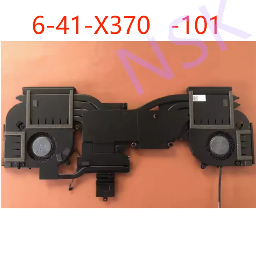 Original 6-31-X370N-100  6-41-X370-101 FOR HASEE Blue Sky X370 Shenzhou GX10R9 Seven Rainbow X17 Max 12V Fan Radiat 100% TEST OK