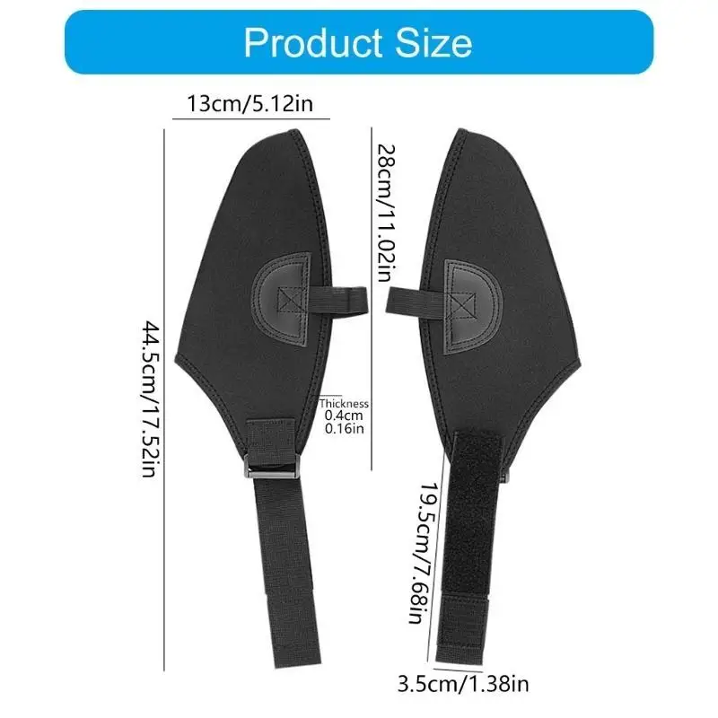 652F 1 زوج يندبروف الثلوج غطاء الحذاء للتزلج في الهواء الطلق الرياضة لينة تزلج واقي أحذية بلاستيك الدفء المهنية تزلج واقي أحذية #6