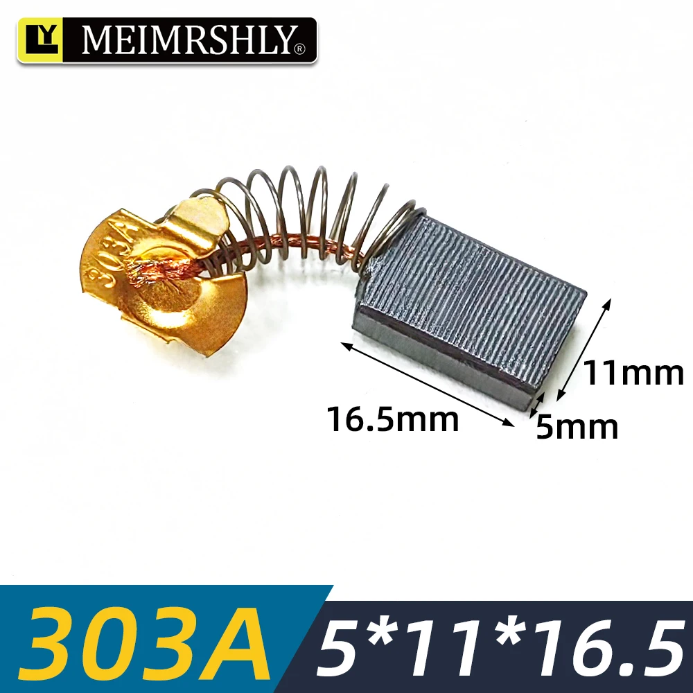 50Pcs 5*11*16.5 MEIMRSHLY Electric Motor Carbon Brushes Suitable for The Maintenance of Carbon Brush Motors