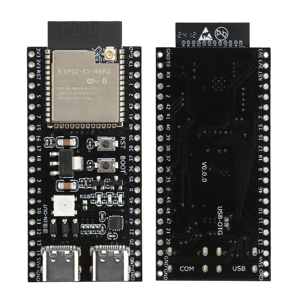 ESP32 S3 Dual Type-C Entwicklungsboard CORE Board mit integriertem ESP32-S3-N8R2 ESP32-S3-N16R8 Modul und Antennensockel für Arduino – Detail 12