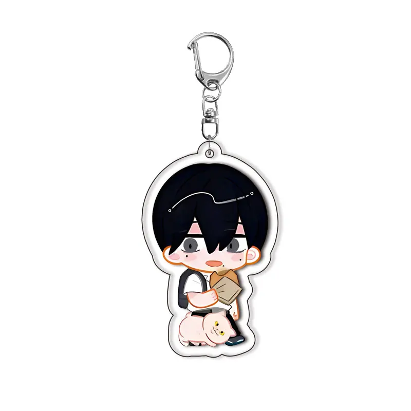 الصيف هيكارو يموت أنيمي سلسلة مفاتيح مصنوعة من الأكريليك ل هيكارو إندو و يوشيكي تسوجيناكا لطيف الكرتون حلقة رئيسية