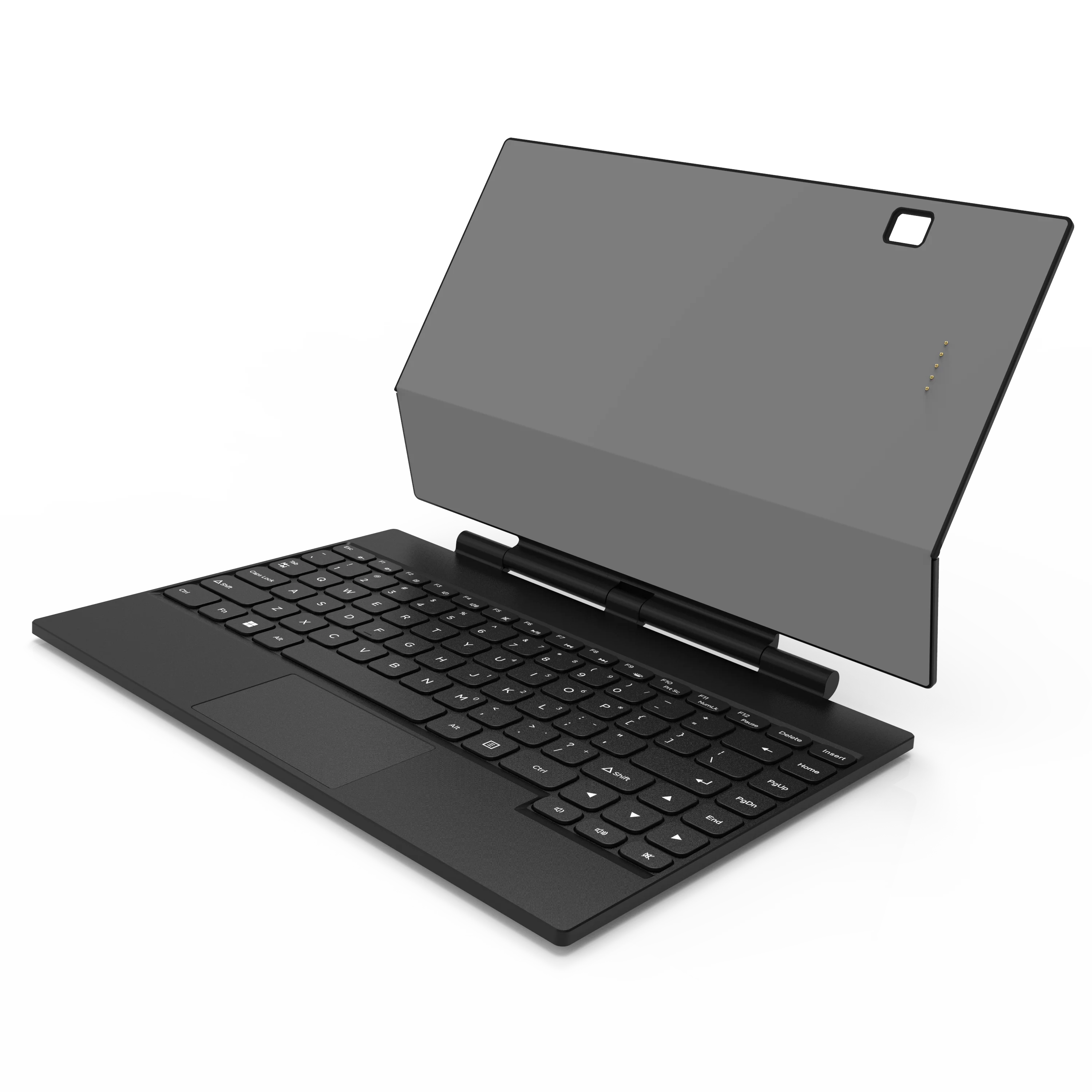 شاشة لمس 14 بوصة 2.2K Win11 12Th Gen Metal 2 في 1 مع لوحة مفاتيح مغناطيسية قابلة للفصل كمبيوتر محمول DDR4 8G/16G/32G