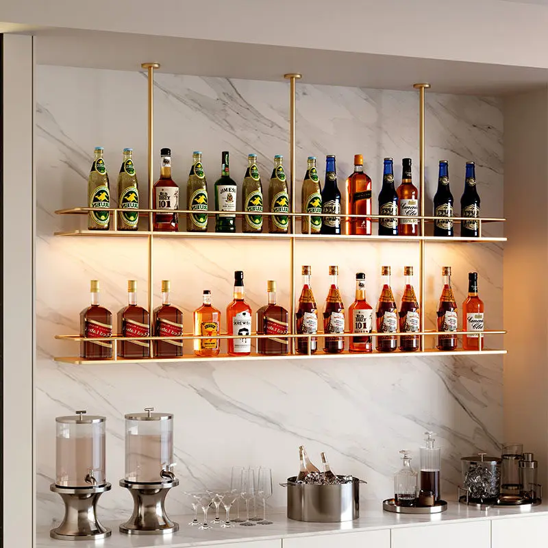 

Барная вешалка, винная стойка, винная витрина, подвесной винный шкаф, подвесной шкаф для ресторана, барная полка