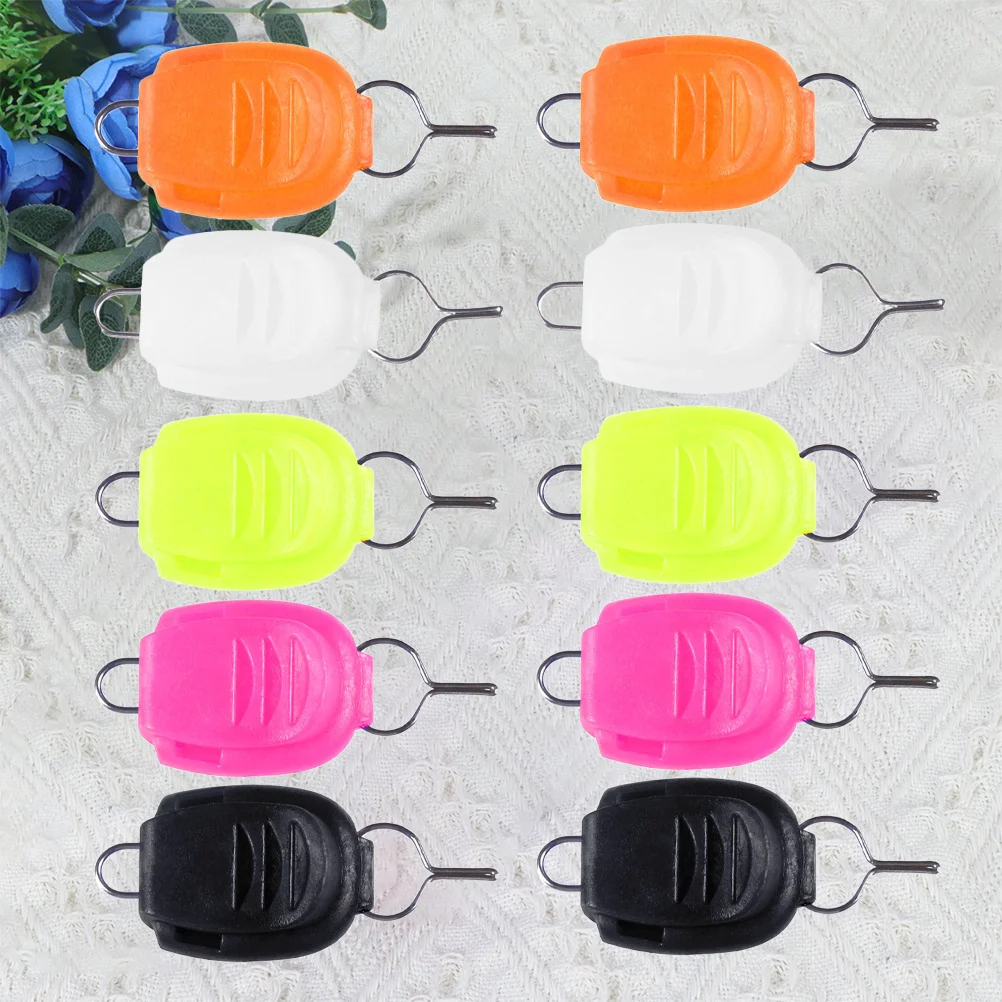 

25Pcs Fishing Wheel Stopper ABS Material Compact Size Easy Carry No Worry Losing Line End Gift Fishing Lover Tackle Accessories