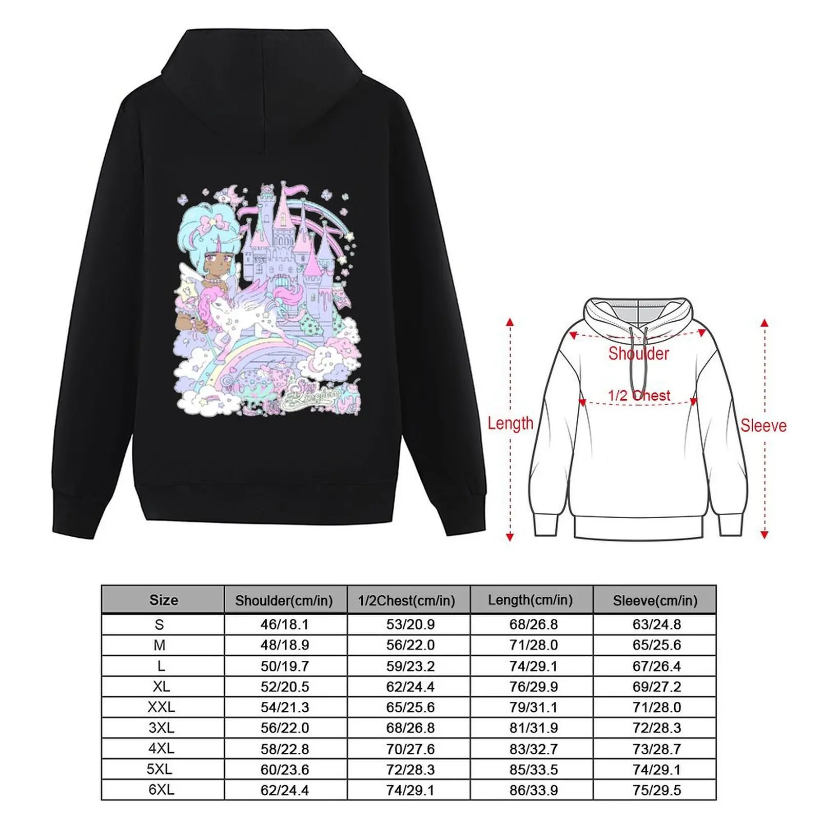 Sky Kingdom II Hoodie korean style clothes men's sweat-shirt set men clothes winter clothes new in hoodies and blouses