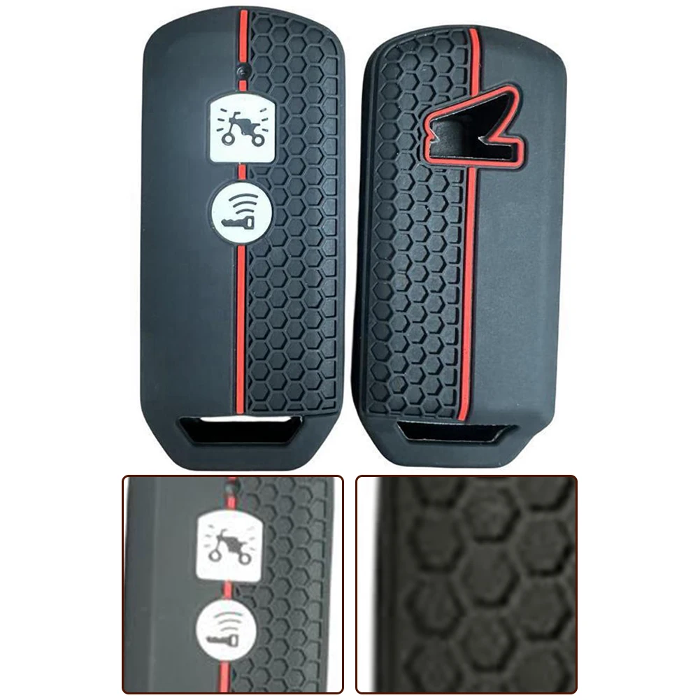 This Silicone Motorcycle Remote Key Fob Cover Case is designed for Honda PCX 150 2016 2018 and offers maximum protection