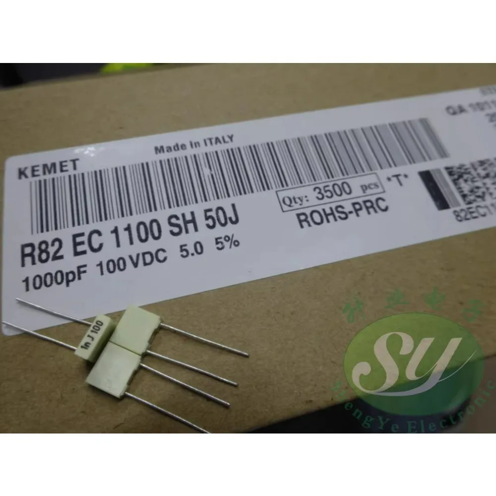 

20PCS AV R82 0.001uf/100V 1.0nf 1000pf 1n0 102 Brand new 5mm film capacitor