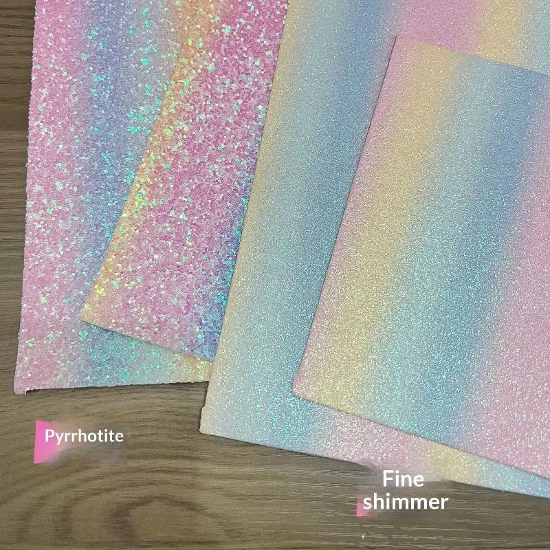 Ironing Cloth 2/5Pcs Rainbow Sequin Bean Paste Fabric Reusable Tear-resistant for DIY Handcraft Patchwork Clothing Making Use