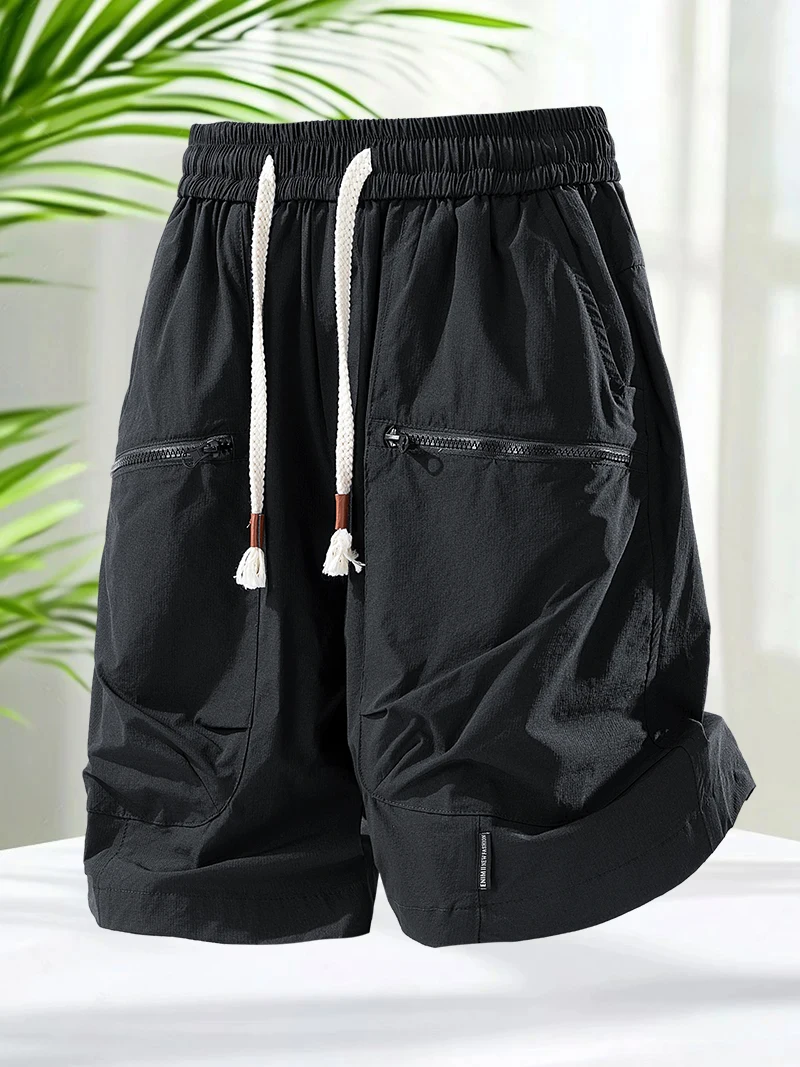 

Casual Shorts for Men Summer Stylish Streetwear Leisure Cargo Shorts Quick Dry Breathable Multi-pockets Sweat Shorts Trends New