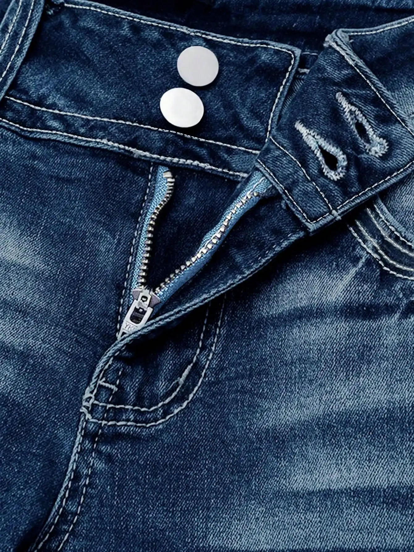 WGXWGX High-Waisted Women's Flare Denim Jeans Bootcut Vintage Washed Stitched Detail Trendy Casual Trousers for Fashion Lovers