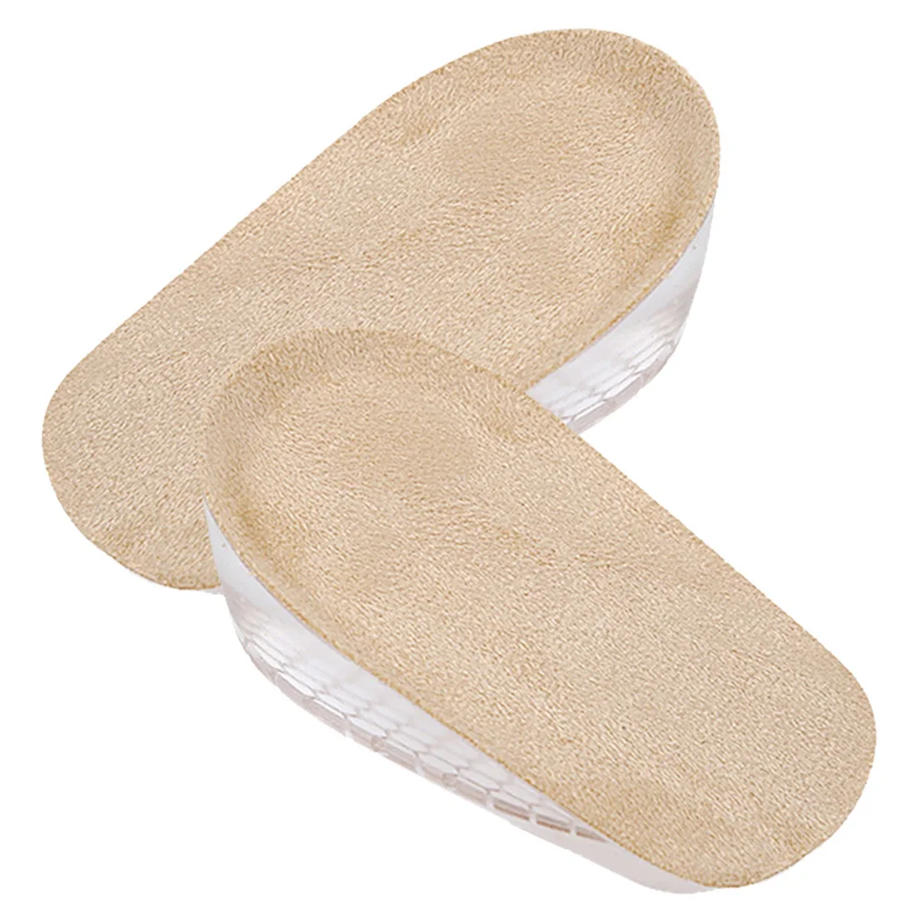 

2cm Heightening Half Insole Forefoot Cushion Pads Inserts Anti Slip Walking Foot Pain Relief Hallux Valgus Protection