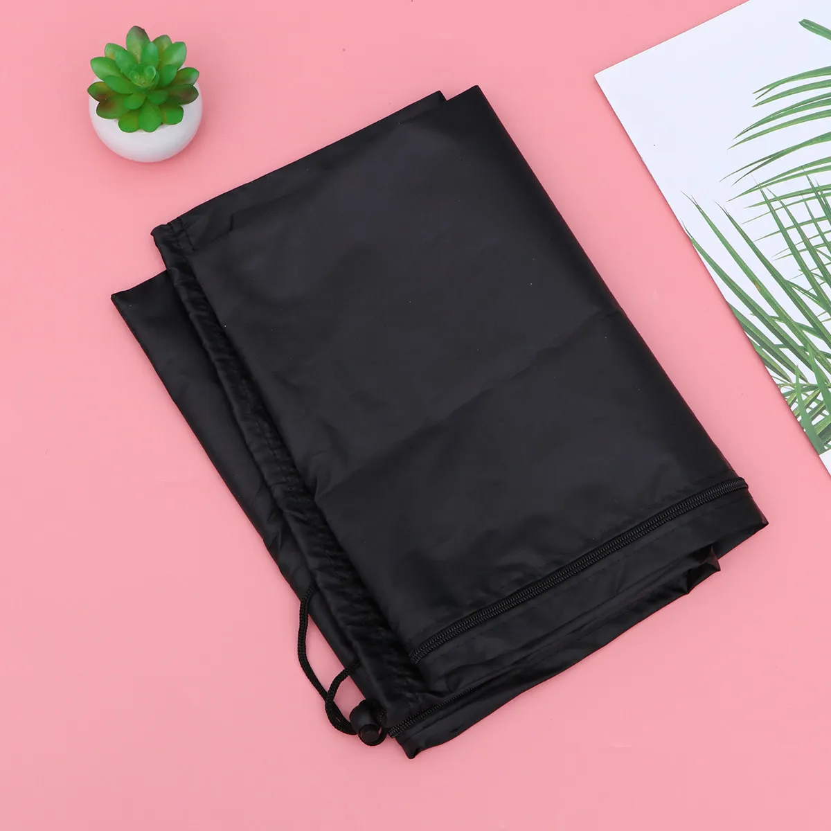 Parasol Cover Black Patio Offset Umbrella Cover Zipper Drawstring Waterproof Banana Cantilever Outdoor Market Parasol Covers