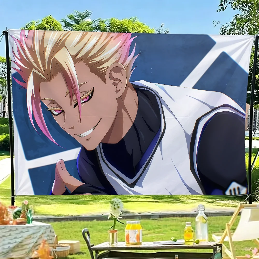 Anime Shidou Ryuusei B-Blue L-lock Flagge für Gartenparty, Wohnzimmer, Zuhause, Wanddekoration, Banner, Schlafzimmer, Outdoor-Wandteppich – Detail 8