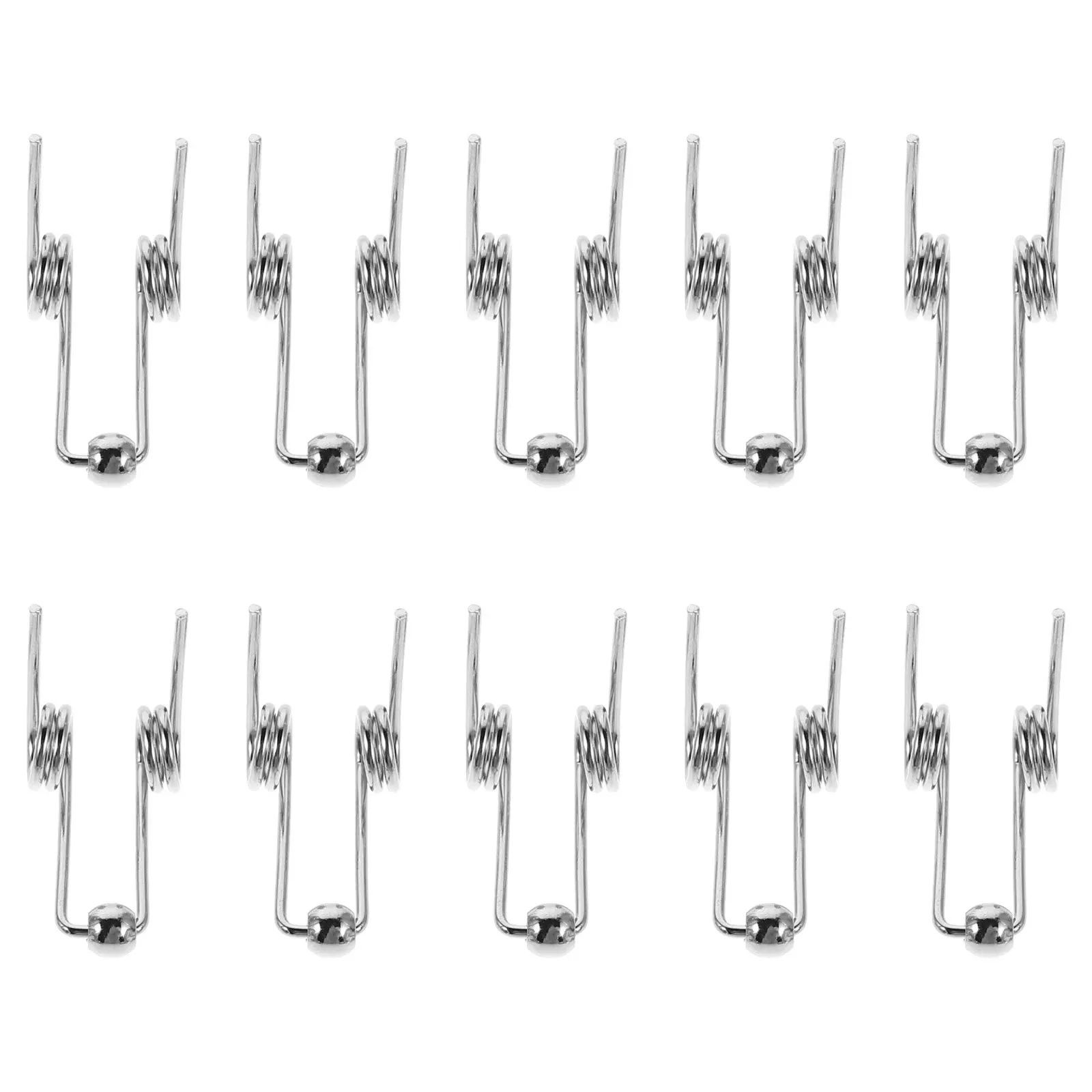 

10Pcs Universal Fit Torsion Springs Easy Installation DIY Curling Iron Rod Spring Replacement for Home Grooming