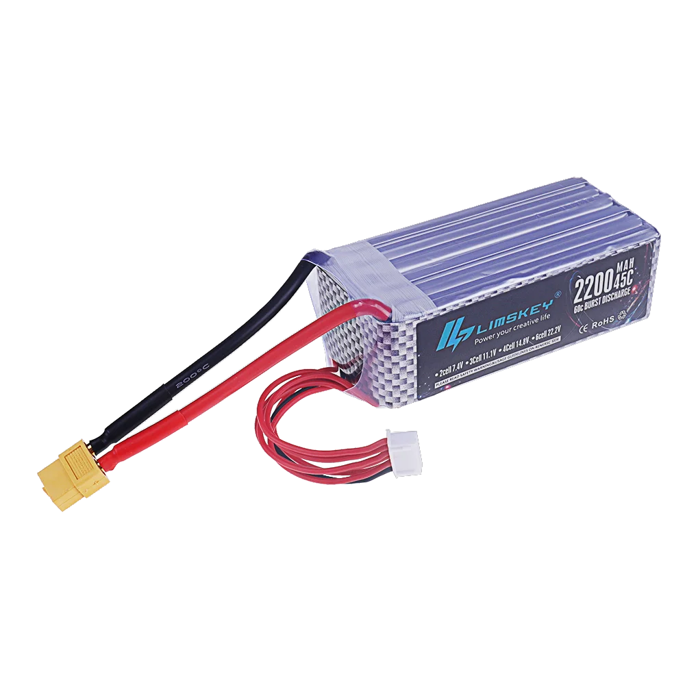22.2 فولت 2200 مللي أمبير 6s 45C يبو قطع غيار البطارية ل RC سيارة طائرة قارب الطائرة بدون طيار كوادكوبتر Bateria 6s 22.2 فولت البطارية #3