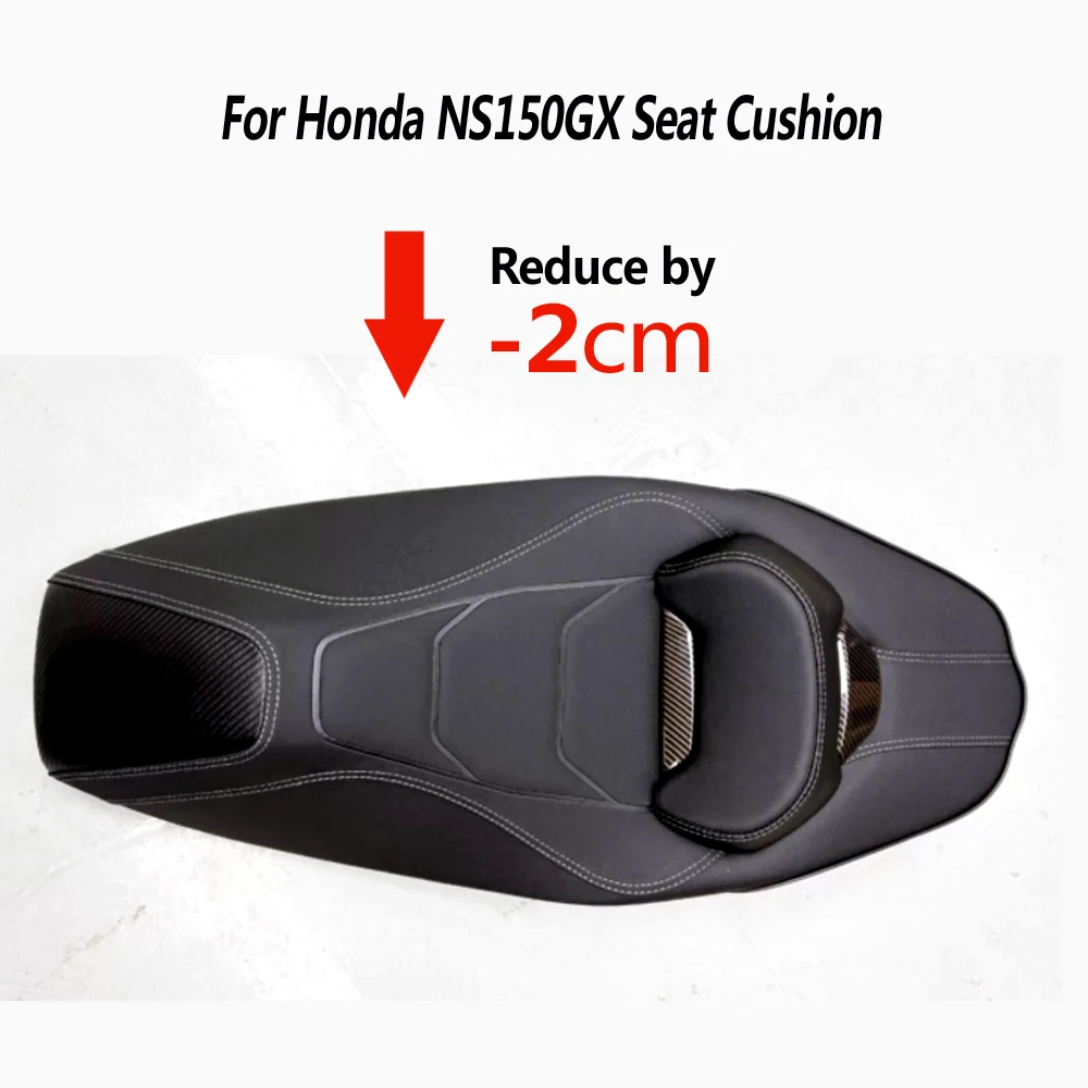 

seat cushion assembly For Honda NS150GX seat height reduction -2cm seat cushion assembly with backrest installation