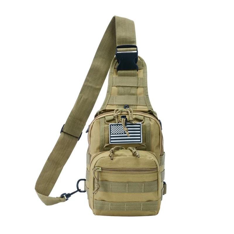 Bolsa tiracolo camuflada masculina, pano Oxford, bolsa de ombro transversal diagonal, esportes ao ar livre, bolsa de peito tática, nova, 2022, diagonal