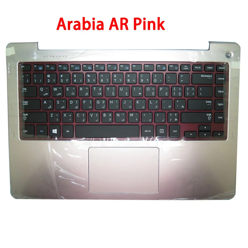 

NP540U4E NP530U4E Arabia AR подставка для рук и клавиатура для ноутбука Samsung 540U4E 530U4E BA75-04632D BA75-04645D с сенсорной панелью, новая