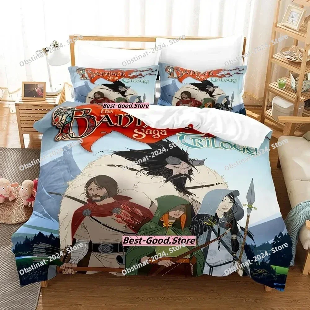 The Banner Saga Bedding Set Single Twin Full Queen King Size Bed Set Adult Kid Bedroom Duvetcover Sets Anime parure de lit Bed