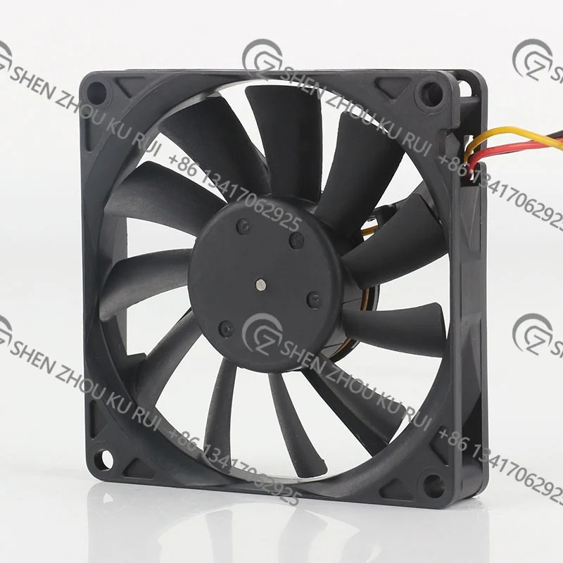 

D08R-12TH 18A Original Nidec 5V 24V 48V DC12V 0.17A AC EC 8015 80X80X15MM 8CM Silent Double ball Bearing Three-wire cooling fan