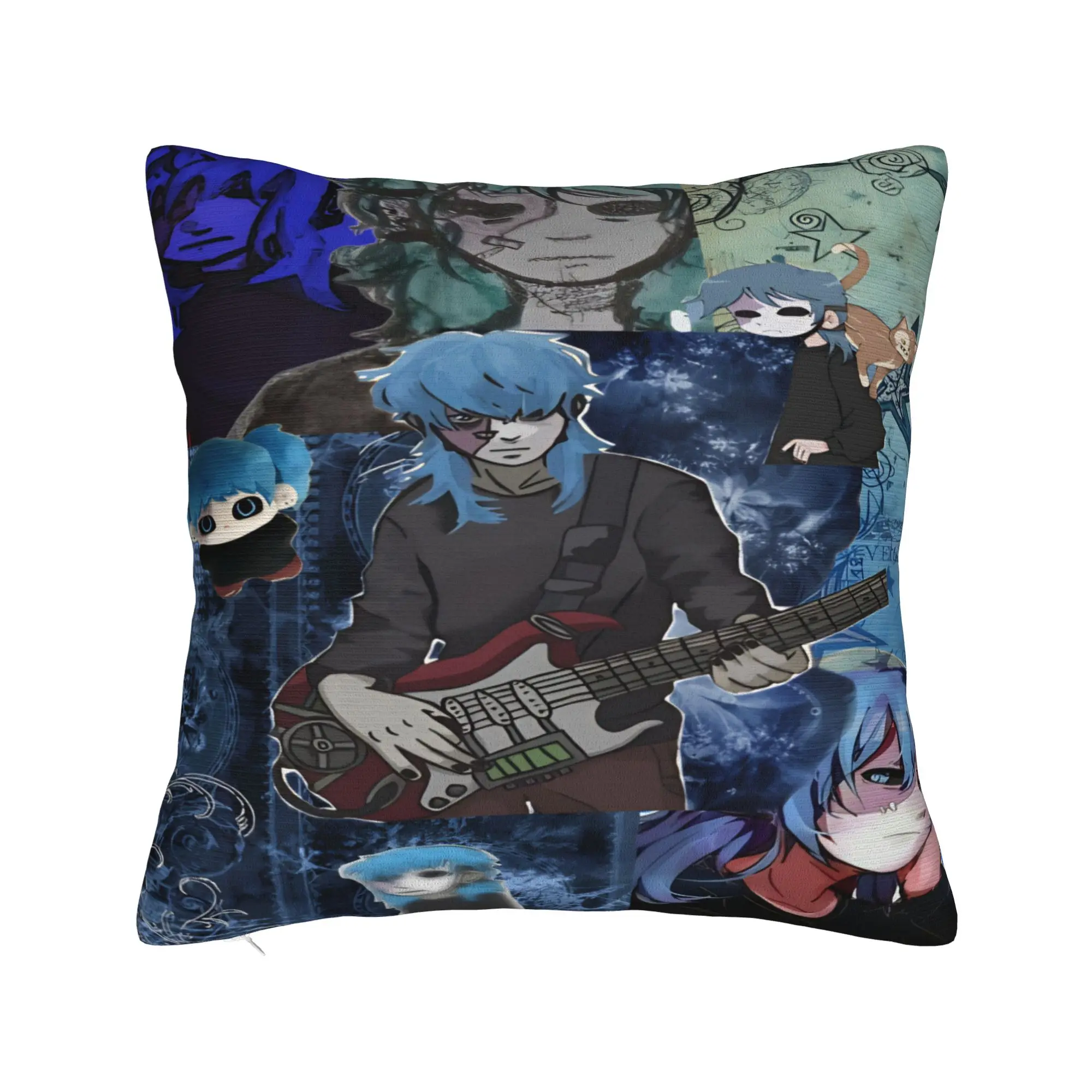  Sally Face Sal Fisher Indie Printed Pillowcases Cushion Cover  Pillow Covers Warm Bed Decorations Square Multi-Size