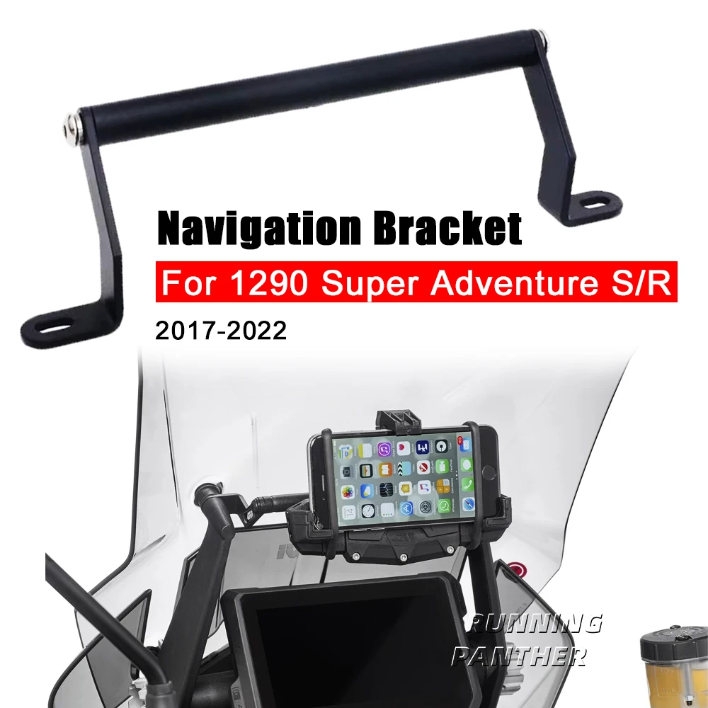 

For 1290 Super Adventure S R 2017-2020 Motorcycle GPS Smart Phone Navigation Mount Mounting Bracket Adapter Holder Brand
