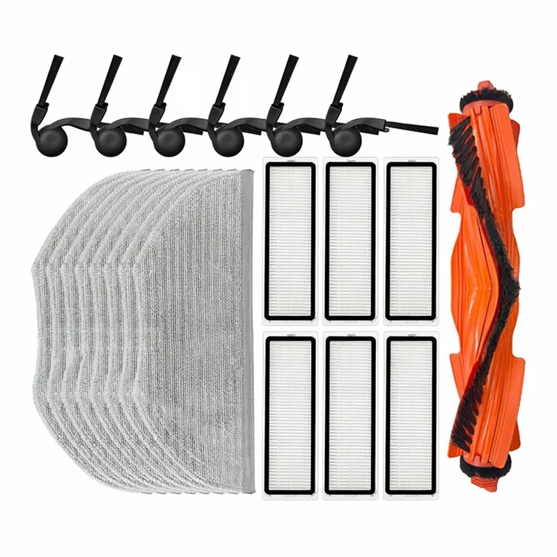 

Для робота-пылесоса S40/OV81, запасные части для пылесоса, основная боковая щетка, HEPA-фильтр, аксессуары для швабры 【A73 AcePro】