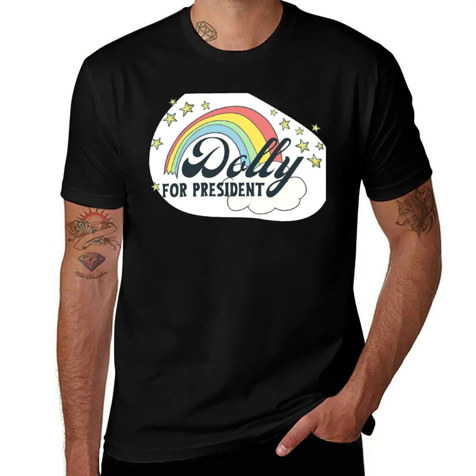 Dolly Parton for President T-Shirt Big Size Simple T-Shirt