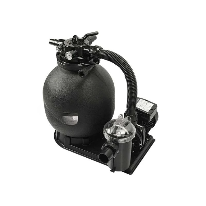 

Combined pool filter pump filtration system