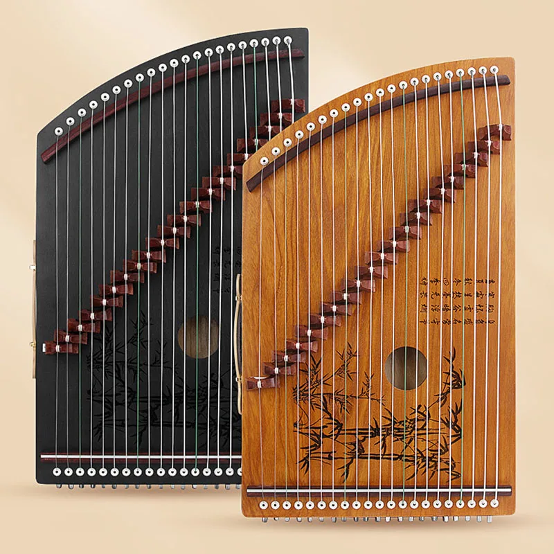 21 String Guzheng Child Adult Beginner Play Small Guzheng Portable Practice Fingering Zheng Professional Stringed Instruments