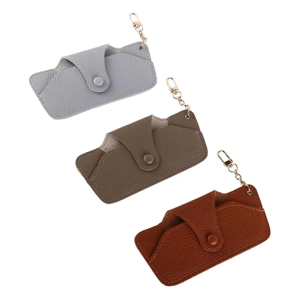 

Eyeglasses Container Girls Glasses Holder Eyeglasses Protective Box Hanging Sunglasses Bag Leather Glasses Case Eyewear Holder