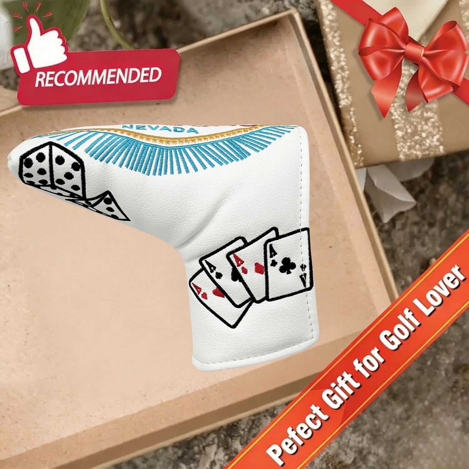 Golf Putter Cover | Dice Design Style, Fashion Club Cover, Suitable for Outdoor Enthusiasts, Waterproof Durable Golf Accessories view 6