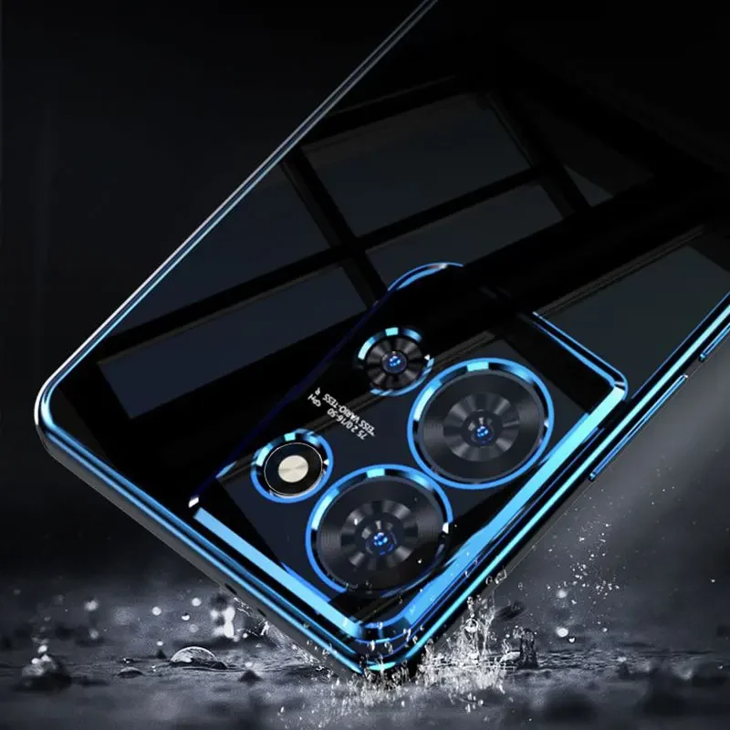 Shockproof Plating Case for Infinix Note 30 12 Pro 4G 30i VIP Transparent Case Cover for Infinix Spark 20 10 Pro 10C 8C Go 2023