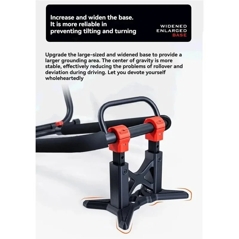 FEDI Sim Racing Pedal Height Increasing Stand Adjustable Angle for Playseat Challenger Seat Mod view 3