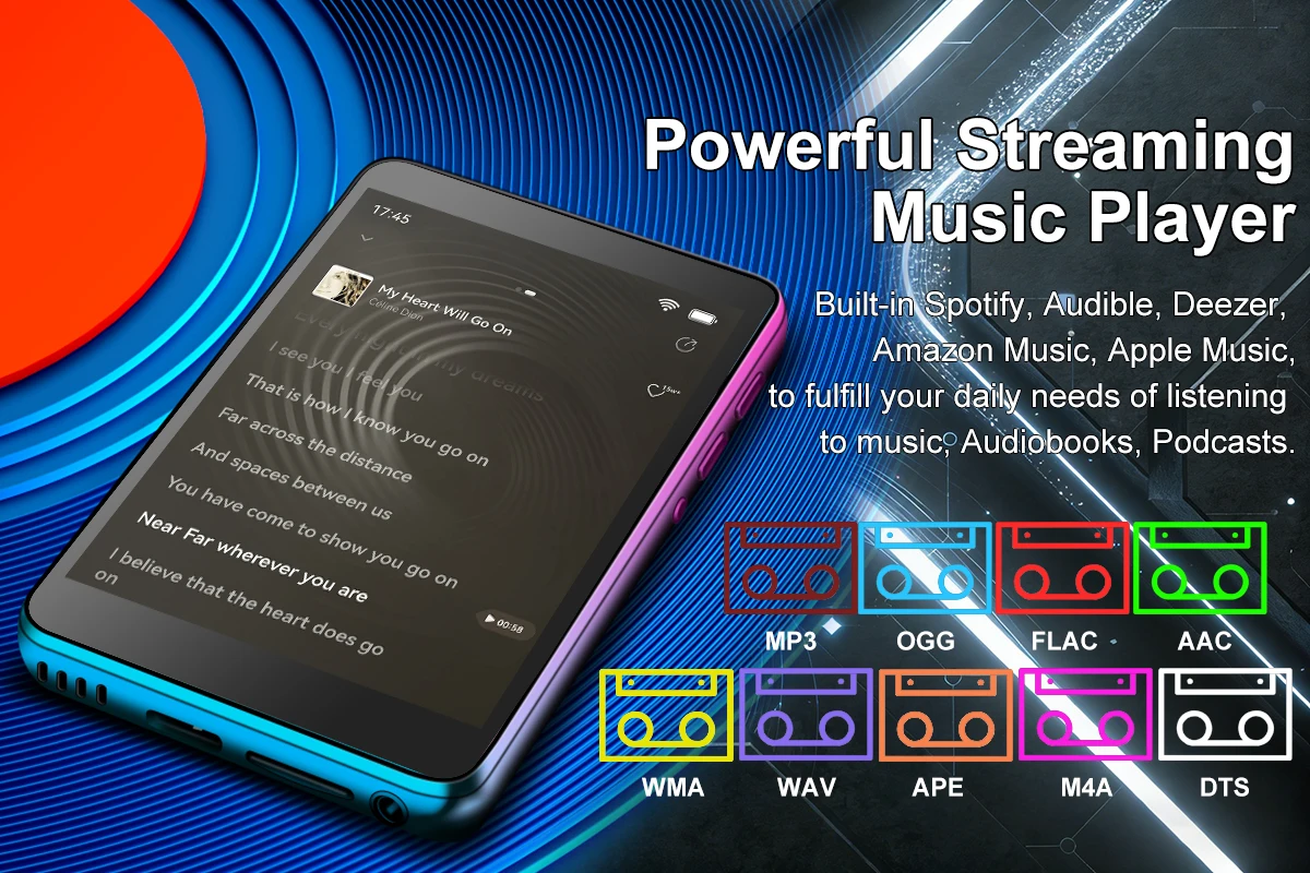 Tragbarer Android- und Bluetooth-MP3/MP4-Player MTK6750 8-Core | 2,8-Zoll-Bildschirm | 16G-144G | WLAN | Play Store/Deezer/Spotify Download – Detail 5