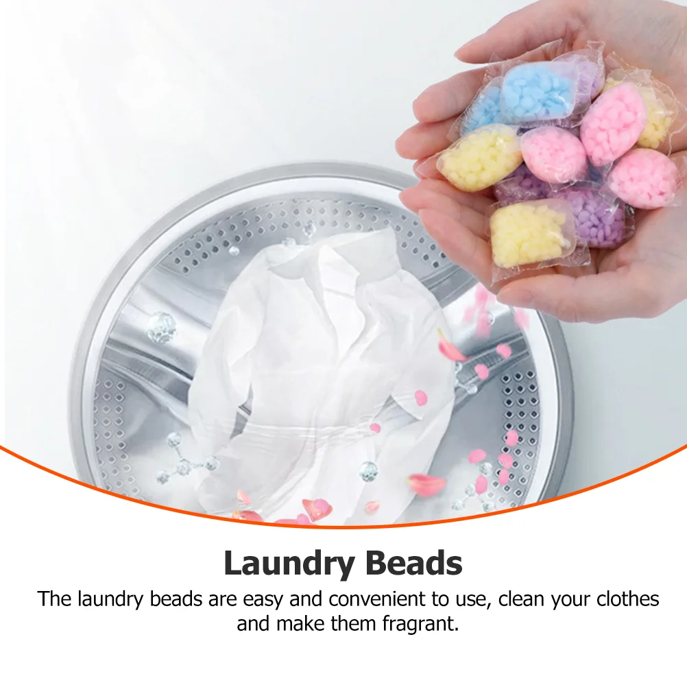 60 Pcs Fragrance Condensate Beads Clothes Washing Supply Laundry Scent Cleaning Concentrate Scented