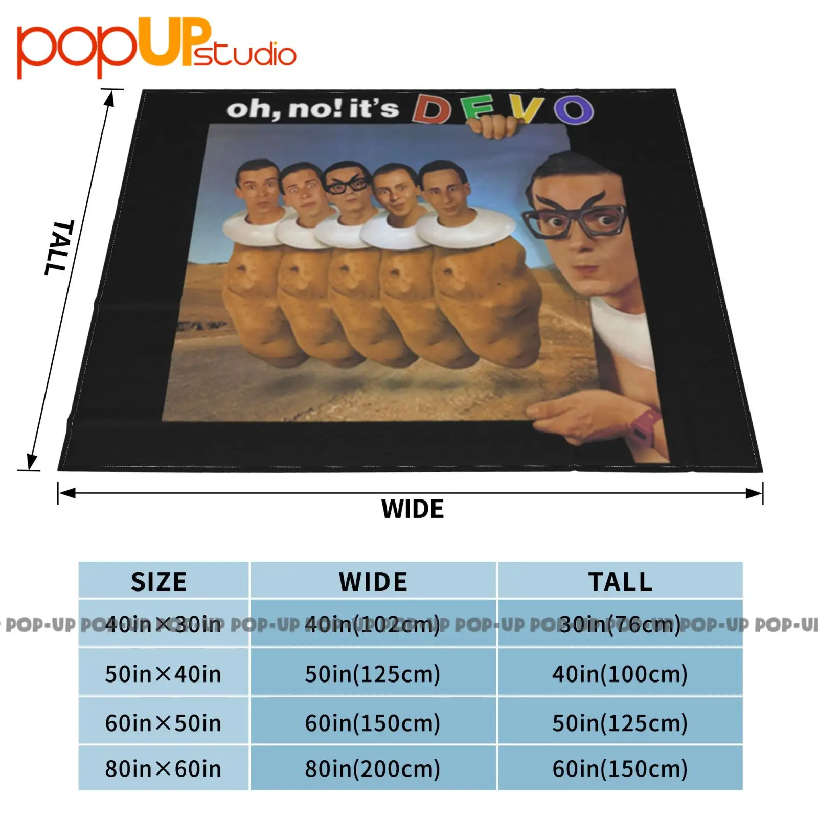 ديفو أوه نو إتس ديفو باند ميوزيك سينث بوب بطانية فائقة النعومة لحاف الشتاء غطاء أريكة أغطية السرير #5