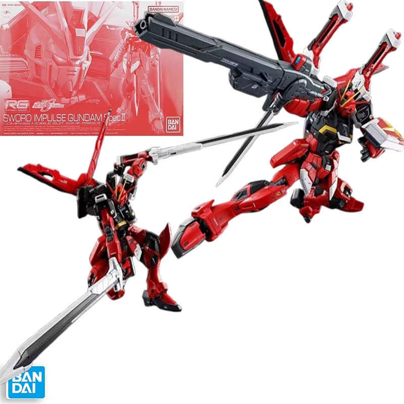 

Оригинальный Bandai Limited RG 1/144SWORD IMPULSE GUNDAM Spec2, аниме-персонаж, собранная модель, коллекция игрушек, детский подарок