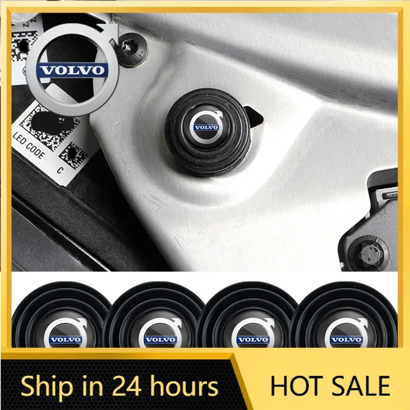 

Новые силиконовые противоударные накладки на двери автомобиля (12 шт.) для Volvo XC90, V90, V60, XC60, 2026 года выпуска, звукоизоляционные стикеры-подушки