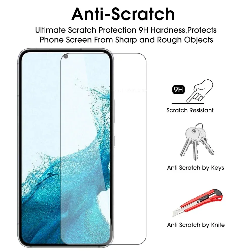 HD Tempered Glass Screen Protector For Samsung S23 Plus 5G S23+ 9H Premium Explosion-Proof HD Film Cover For S23Plus S 23 5G New