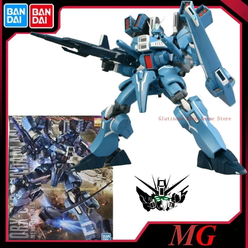 В наличии Bandai MG 1/100 Gundam Mark V Модельный комплект ORX-013 Mk-V Фигурки Gunpla Мобильные закаленные игрушки для мальчиков Подарки коллекция