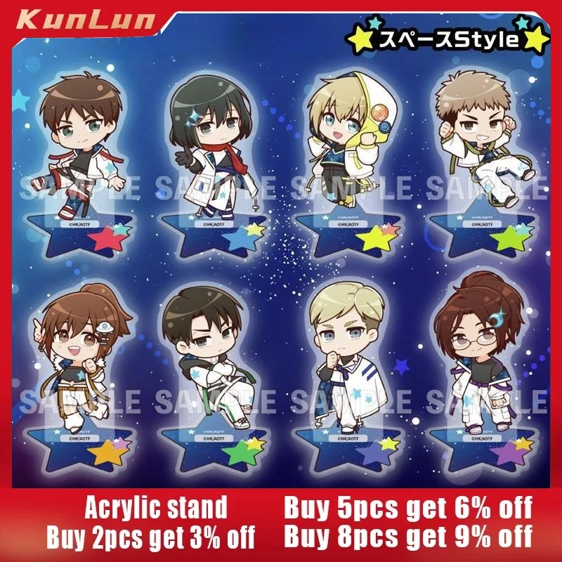 

Attack on Titans Japanese Anime Peripherals Space Clothing Version Acrylic Stand Collectible Desk Ornament Creative Gift Boy Toy