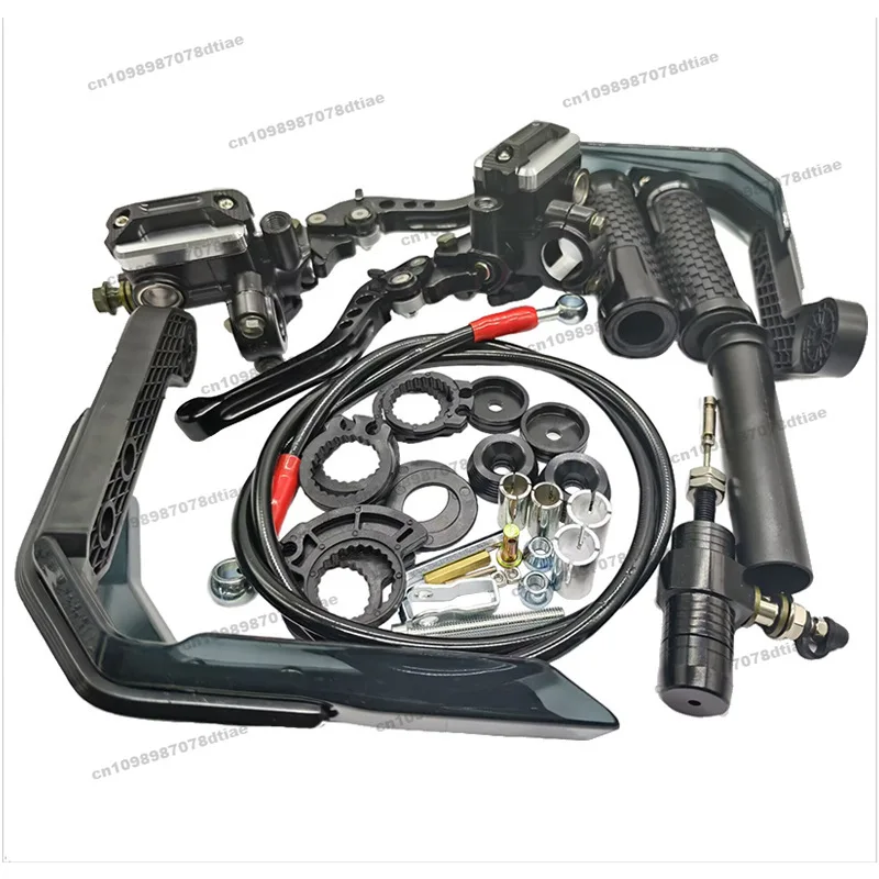 For Motorcycle Accessories Modification Aluminum Alloy Fashion Style Motorcycle Brake Handguard Combo Set Durable