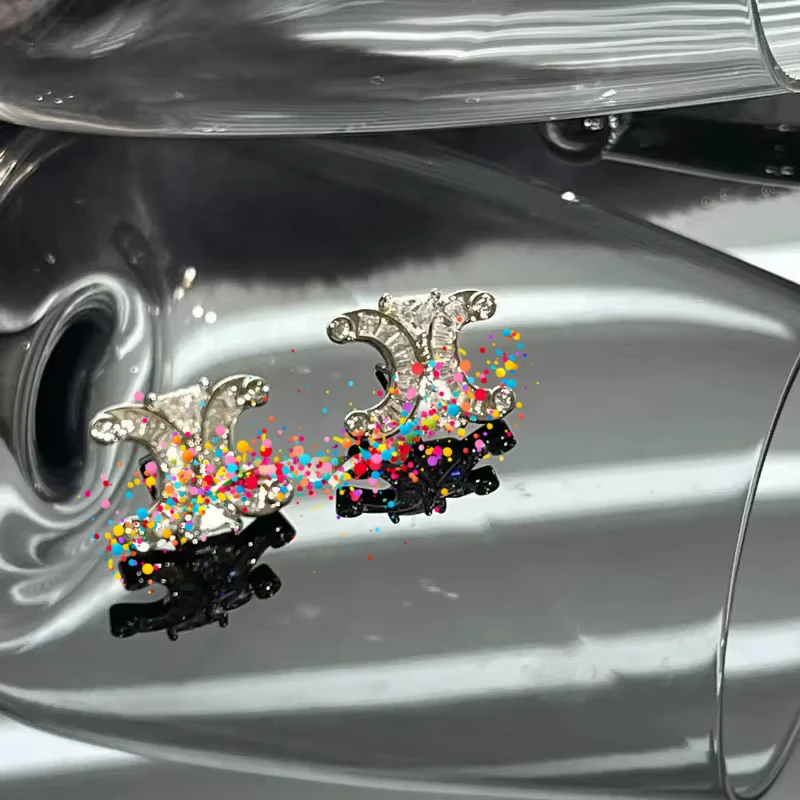 أقراط انتصار جديدة ذات جودة عالية وفاخرة خفيفة، أقراط عصرية ومتعددة الاستخدامات للمواصفين الاجتماعيين