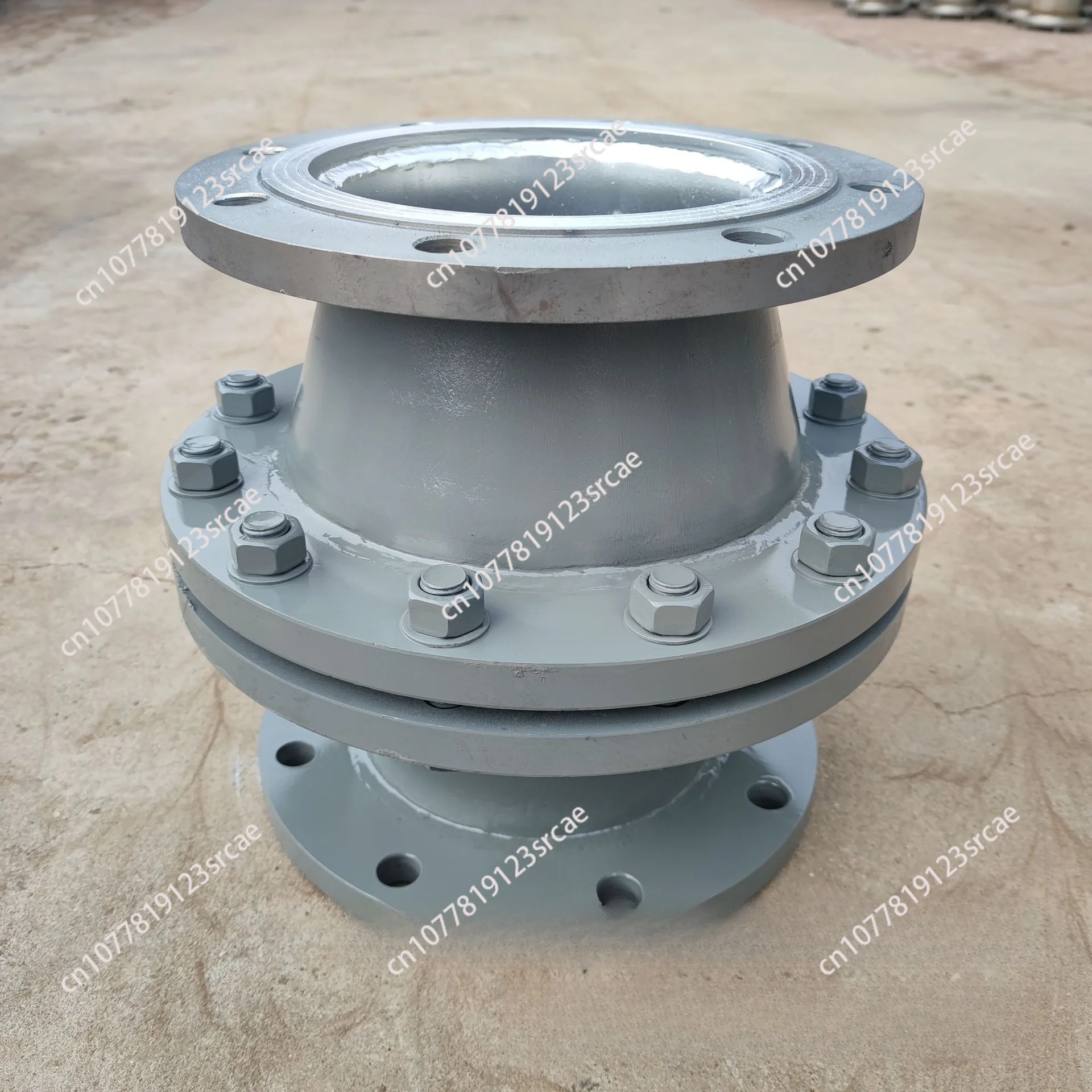 GZW-1 Large Diameter Pipe Flange Flame Smoke Duct Flame  Explosion-proof Corrugated Stainless Steel Flame